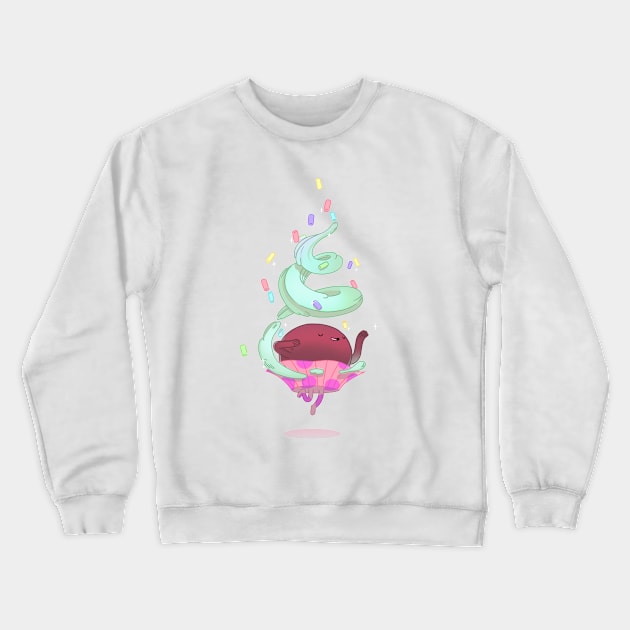 Magical cupcake Crewneck Sweatshirt by drawnbyhanna